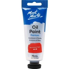 MONT MARTE Premium Yağlı Boya 75ml - Permanent Red