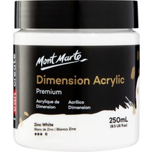 MONT MARTE mm Dimension Akrilik Boya Premium 250ML - Zinc White