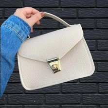 Freedom Storee Krem Rengi Kutu El Çantası