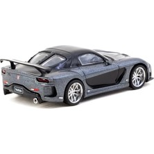 MiraLive Tarmac Works 1/64 Mazda Rx-7 Veilside Fortune7 Grey Metallic / Black