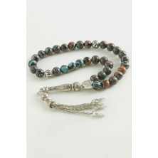 Zero Land Techmrt Karadeniz Fırtınası Akik Doğaltaş Tesbih 8 mm - Mi