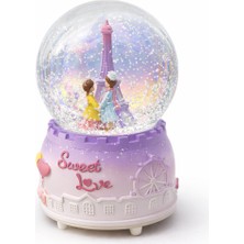 Duman Oyuncak Romantik Paris Temalı Kar Küresi – Sweet Love Serisi