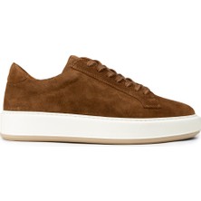 Deery Erkek Hakiki Süet Taba Renk Sneaker Ayakkabı - E4182MTBAE01