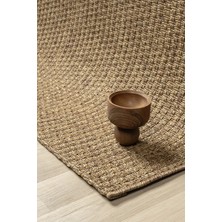 Seyran Halı Bombay Hasır Görünüm Halı 666 Kahve