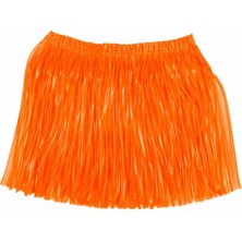 MiraLive Neon Turuncu Hawaii Parti Eteği 40 cm