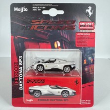 Maisto Speed Icons Ferrari Daytona Sp3 Beyaz 1:64 Ölçek Model Araba