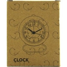 MiraLive Yuvarlak Metal Renkli Çalar Saat