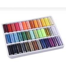 Atlas Hobi 39 Renk Dikiş Iplikleri Polyester Nakış Makinesi Iplik Kiti