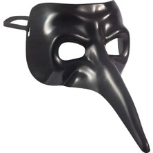 MiraLive Siyah Uzun Burun Veba Doktoru Maskesi