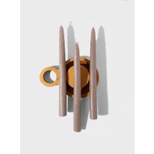 Denic 3'lü Vizon Şamdan Mum