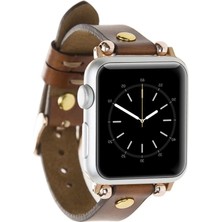 MiraLive Apple Watch Uyumlu Deri Kordon 42-44-45MM Ferro Gt RST2E