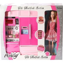 MiraLive 02318 Anlily Bebekli Mutfak Dolabı Oyun Seti -Oydaş