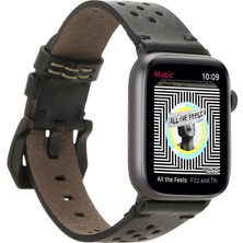 MiraLive Apple Watch Uyumlu Deri Kordon Vigo 42-44-45MM Rst1