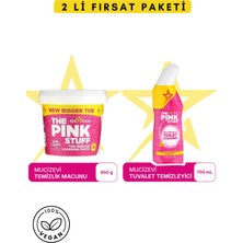 The Pink Stuff Mucizevi Temizlik Macunu 850 gr + Mucizevi Tuvalet Temizleyici 750 ml