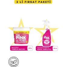 The Pink Stuff Mucizevi Miracle Temizlik Macunu 850GR - Mucizevi Banyo Köpük Temizleyici 750ML