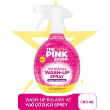 The Pink Stuff 500 ml Yağ Çözücü Sprey Vegan Özellikli Bulaşık Temizleme Ürünü