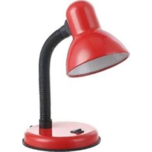 Noas Kırmızı Masa Lambası PVC Malzemeden Yapılmış 10 cm Yükseklikte Modern Tasarım