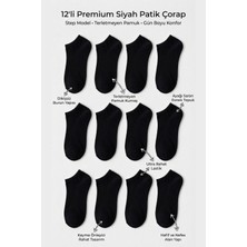 Katia & Bony Unisex 12'li Basic Step Çorap Siyah