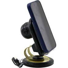 Mobıle Phone 2ın1 Bt Speaker Hoparlör = 5W Şarjlı - Masa Üstü Telefon Tutacak = 360° Dönen Sta