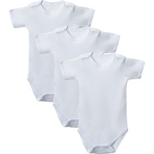 Beyaz Yarım Kol Body Zıbın 2-7 Yaş Çocuklar Için (3 Adet) Alttan Çıtçıtlı Özel Gereksin