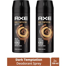 2 Adet Axe Dark Temptatıon Bay Parfüm Kofre 150 ml