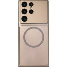 Fenza Samsung Galaxy S23 Ultra Uyumlu Kamera Korumalı Magsafe Wireless Şarj Özellikli Full Glass Arka Kapak