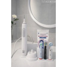 Şarjlı Diş Fırçası Standı – 3 Başlık + 1 Fırça + 1 Şarj Standı Yuvası + 1 Macunluk