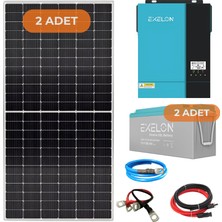 Yapı Solar Exelon 3 Kw Hazır Tak Çalıştır Solar Enerji Paketi