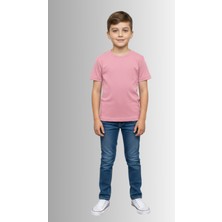Windy Island Erkek Çocuk Bisiklet Yaka %100 Pamuk Basic Kısa Kollu T-Shirt