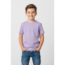 Windy Island Erkek Çocuk Bisiklet Yaka %100 Pamuk Basic Kısa Kollu T-Shirt