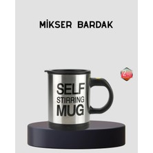 MiraLive Otomatik Karıştıran Akıllı Kupa – Paslanmaz Çelik, Isı Korumalı