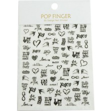 Zero Land Techmrt Sonsuzluk Kalp Tattoo Dövme Sticker - Beyaz