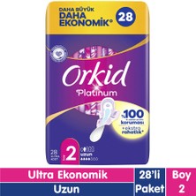 Orkid Platinum Uzun Ped 28 Adet