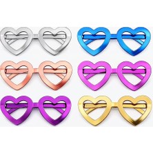 Epilons Şekilli Parti Gözlüğü 12 Adet – 6 Renk ( Camsız )