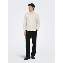 Only & Sons Onswıll 0292 Loose Strıng Pant Frml Noos Erkek Siyah Pantolon - 22033466