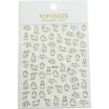 Zero Land Techmrt Koyun Tattoo Dövme Sticker - Beyaz