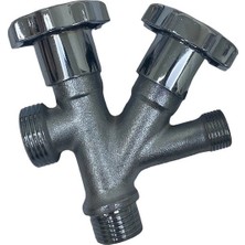 MiraLive Dual Çiftli Çatallı Çamaşır Makinesi Ara Taharet Musluk Ara Musluk