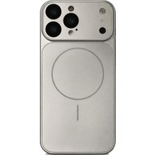 Fenza iPhone 15 Pro Max Uyumlu Kamera Korumalı Magsafe Wireless Şarj Özellikli Full Glass Arka Kapak