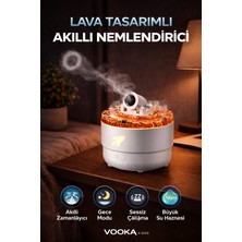 Mo Dou Aromaterapi Hava Nemlendirici Ultrasonik Buhar Makinesi LED Işıklı Ortam Nemlendirici
