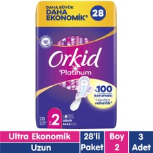Orkid Platinum Uzun Ped 28X3 84 Adet