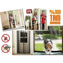 MiraLive Mıknatıslı Kapı Sineklik Tülü-Krem ( 105 x 205 )