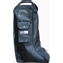 Harry’s Horse Siyah Binicilik Çizme Çantası Çift Fermuarlı