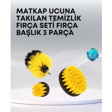 MiraLive 3’lü Matkap Ucu Temizlik Fırçası Seti Çok Amaçlı