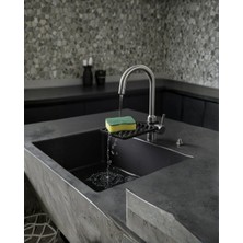 MiraLive Musluğa Monte Sünger Organizeri Hijyenik Drenajlı Pratik Tasarım