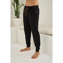 Kly Pijama Kly 120R Erkek Pamuklu Cepli Paçası Bantlı Tek Pijama Altı