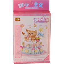 MiraLive LZ8807  Ayılı Kek   Block Oyuncak 370 Parça