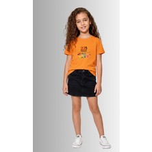 Windy Island Çocuk Unisex Kız/erkek "23 Nisan Baskılı Bisiklet Yaka Kısa Kollu %100 Pamuk T-Shirt