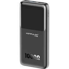 Konfulon A35 10.000 Mah 15W Mini Powerbank - Siyah