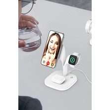 YM-UD22 Kablosuz Şarj Masaüstü Set - Pembe