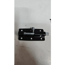 CTR Ticaret 10 cm Siyah Kapı Sürgüsü - Metal Fişek Sürgü - Bahçe ve Pencere Emniyet Kilidi